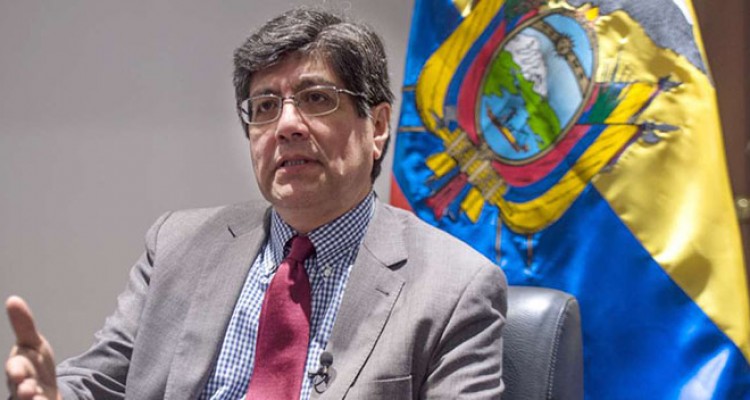 Ecuador ratificó apoyo a Guaidó para elecciones de la AN 1 José Valencia canciller de Ecuador