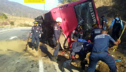 41 adolescentes heridos en accidente en autopista caracas la guaira 42454