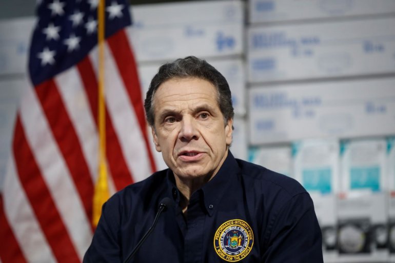 El gobernador de Nueva York se negó a obedecer a Trump si ordena reabrir el estado (+Video) 2 gobernador