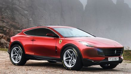 Ferrari Purosangue rendering