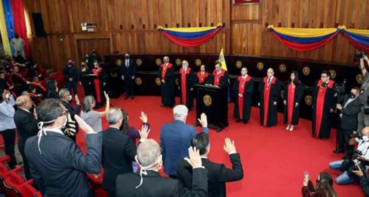 Tribunal Supremo de Justicia juramentó nuevo Consejo Nacional Electoral 1 Captura juramenta CNE