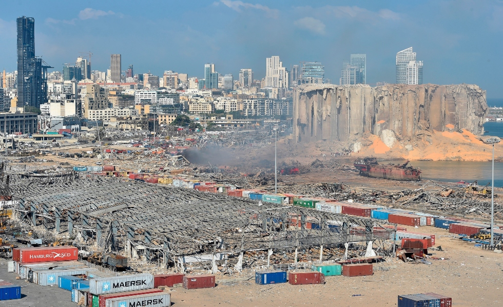 puertomaritimo beirut libano explosion efe