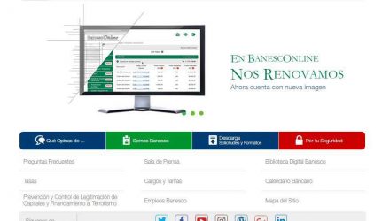 Banesco Cambio de imagen BanescOnline