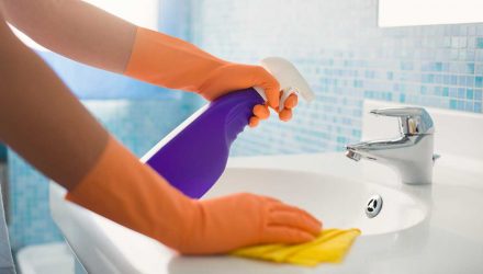 formas sencillas para limpiar el bano