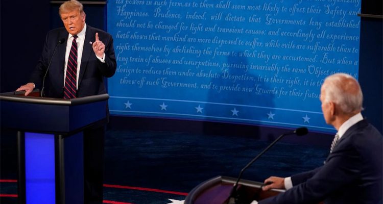 debate Biden y Trump