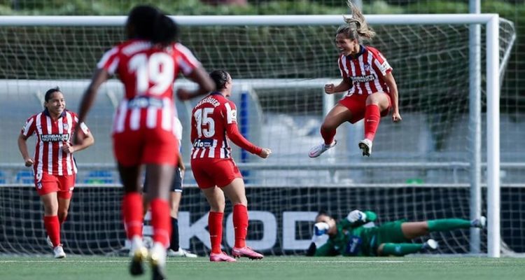 Deyna Castellanos anotó su primer gol en España 1 Deyna Castellanos
