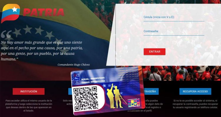 recargas telefónicas en Patria