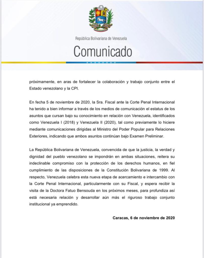 Venezuela celebra fortalecimiento de lazos con la CPI tras reunión con Poder Ciudadano (+comunicado) 3 2 809x1024 1