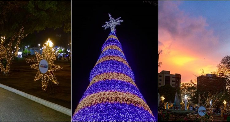 Inició la Navidad en el Zulia con el encendido de luces de la plaza La República en Maracaibo (+fotos) 1 collage navidad b