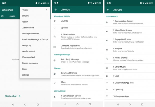 otro mod interesante es whatsapp jimods