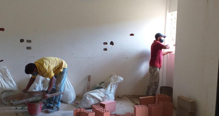 Iniciaron los trabajos de culminación de maternidad en Lossada 1 lossada