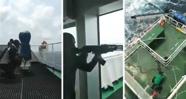 ¡De película! Tripulantes filman cómo su barco es atacado por piratas en el golfo de Guinea (+video) 1 Tripulantes