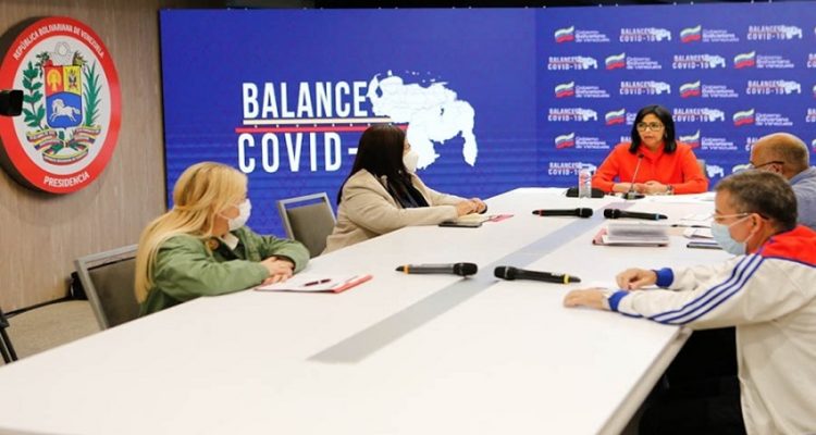 Delcy Rodíguez alerta sobre aumento de 14 casos por 100 mil habitantes de Covid-19 1 delcy