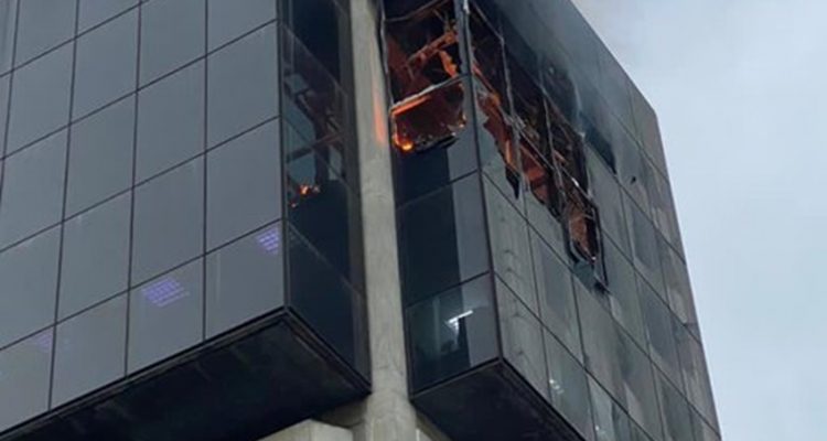 Incendio destruyó oficinas del Saren en Altamira (+video) 1 saren
