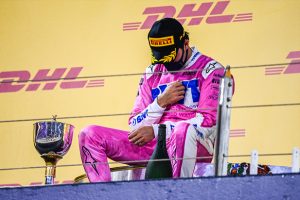 perez podio sakhir 2020
