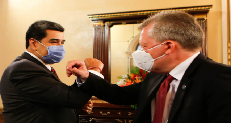 Presidente Maduro recibió a Peter Grohmann 1 Maduro
