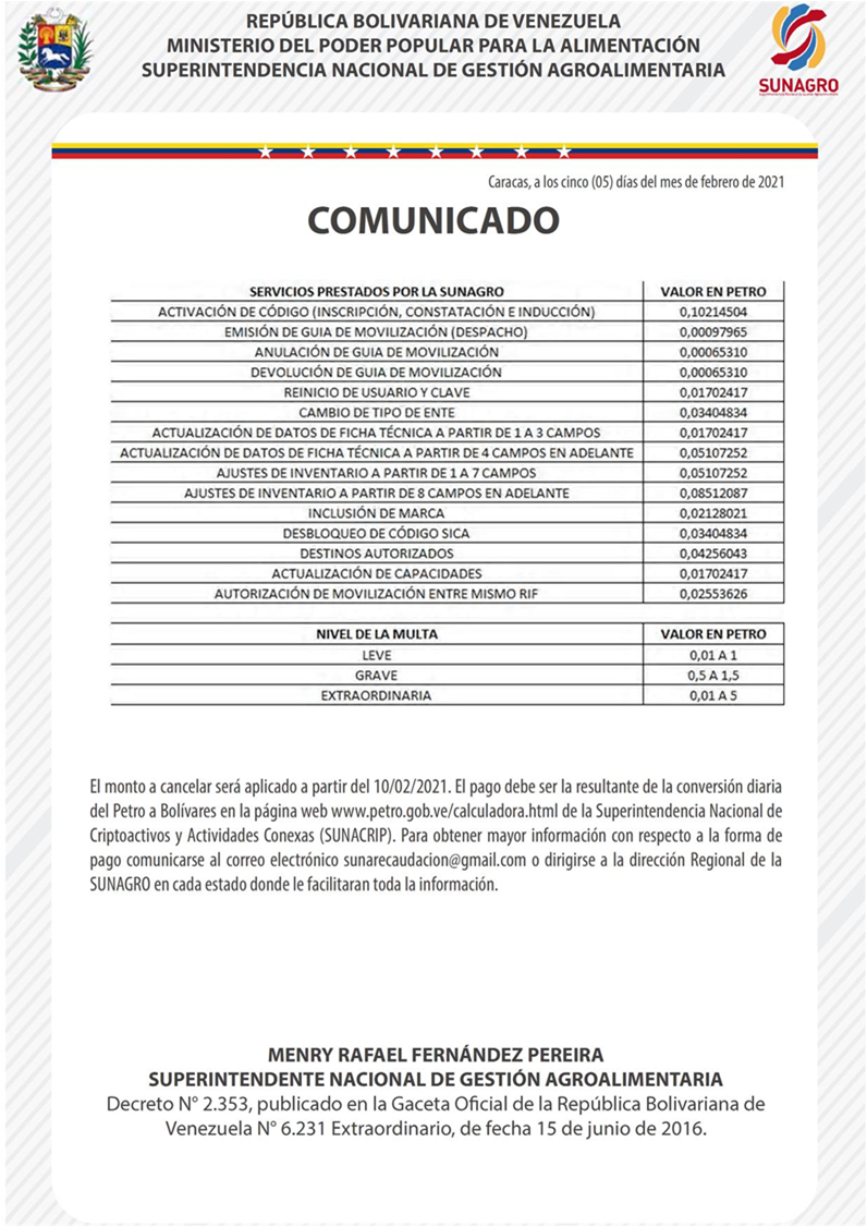 Sunagro