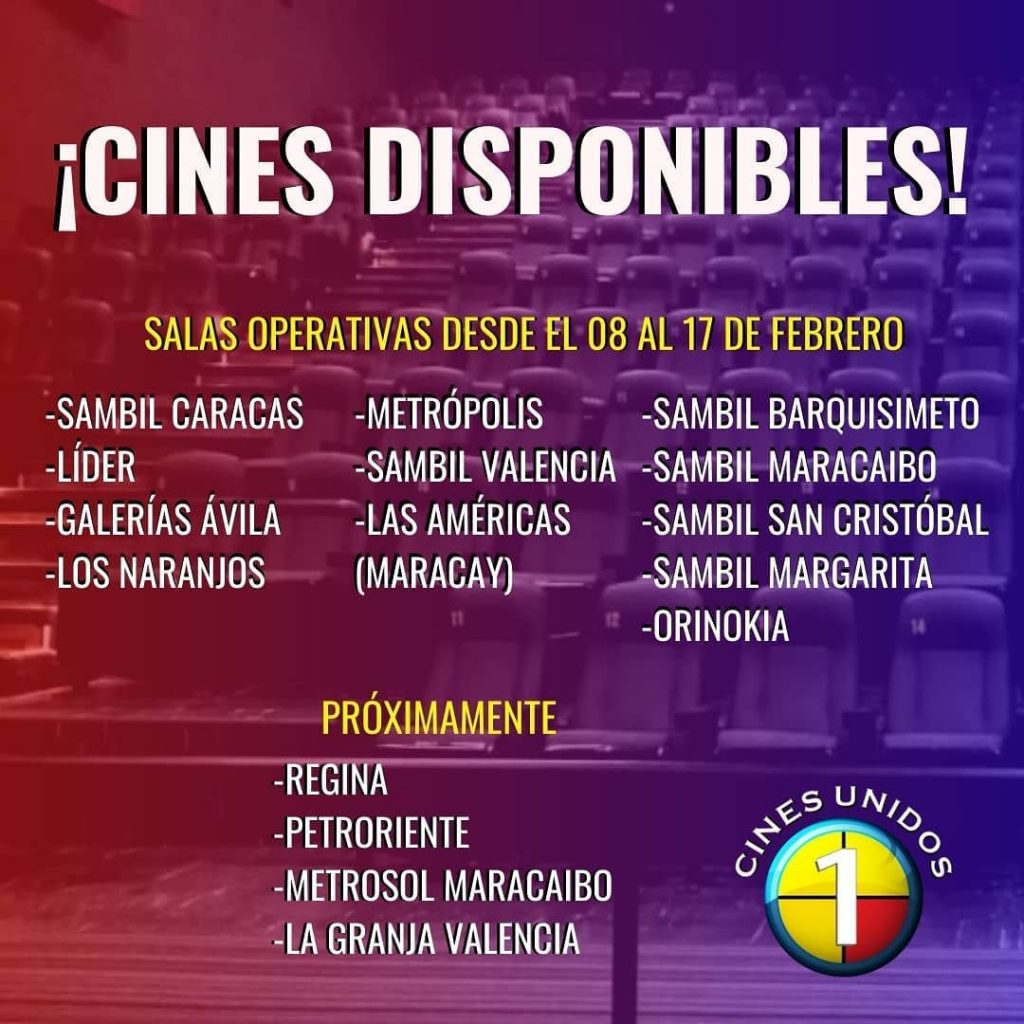 Cines y teatros podrán reabrir sus salas al público hasta esta fecha 2 cine 1