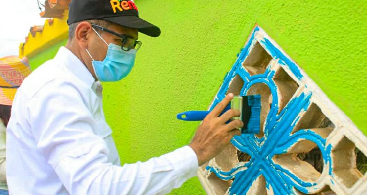 Alcalde Casanova supervisó la recuperación integral de Santa Rosa 1 Casanova