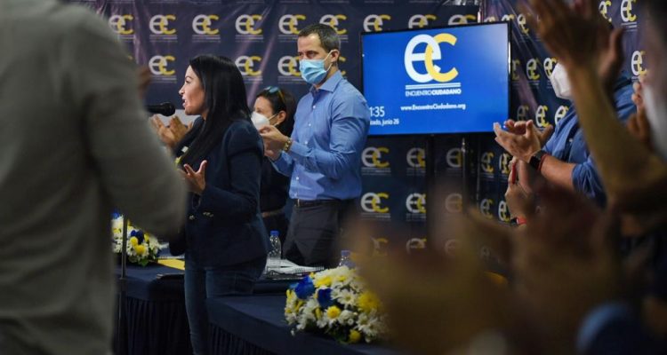 Juan Guaidó participó en congreso del partido Encuentro Ciudadano 1 Guaidó