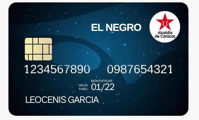 Leocenis García lanzó tarjeta de ayuda El Negro para 500 mil familias en Caracas (+Video) 1 El Negro