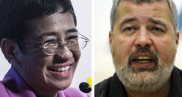 Primera vez en 120 años: Dos periodistas ganan Nobel de la Paz por defender la libertad de expresión 1 Nobel de la Paz
