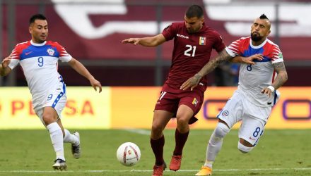 partido entre Venezuela y Chile