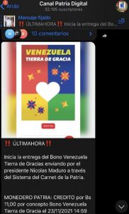 Bono venezuela tierra de gracia noviembre 2021 600x987 1