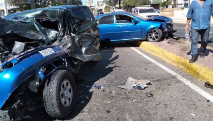 accidente en la avenida 5 de julio
