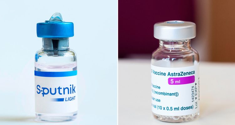 combinación de vacunas Sputnik Light y AstraZeneca