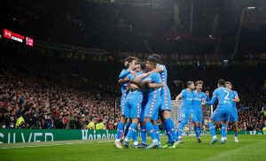 Atlético de Madrid venció al Manchester United y avanzó a los cuartos de final de la UEFA Champions League 2 FN7KUW1XIAQ5sCV