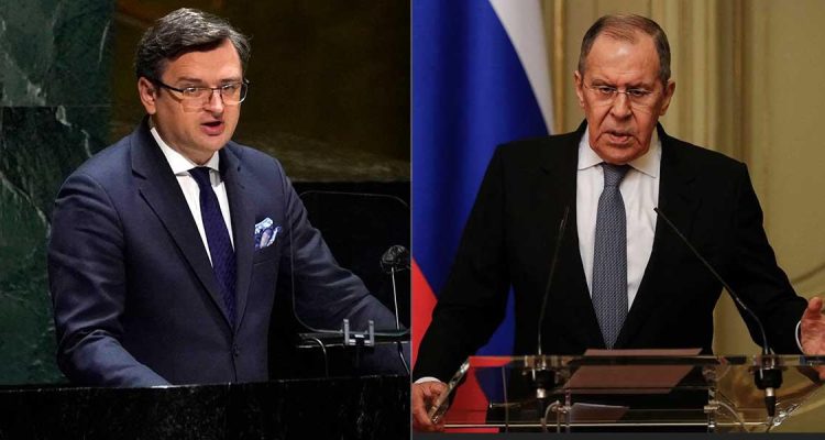 ministros de Exteriores de Rusia y Ucrania
