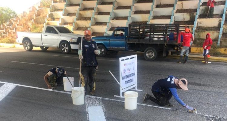 Ministerio del Poder Popular para el Transporte realizó una intervención en el distribuidor San Benito de Cabimas 1 distribuidor San Benito de Cabimas