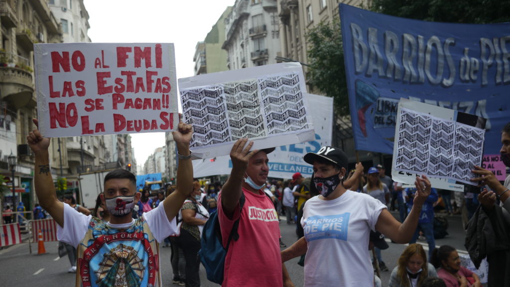 Organizaciones populares argentinas volvieron repudiar el acuerdo con el FMI (+ fotos) 10 p1290291 vvmVkaBj 1024x577 1