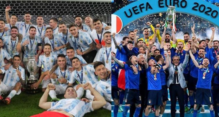 Argentina e Italia se medirán en la Copa de Campeones Conmebol-UEFA 1 Copa de Campeones Conmebol-UEFA