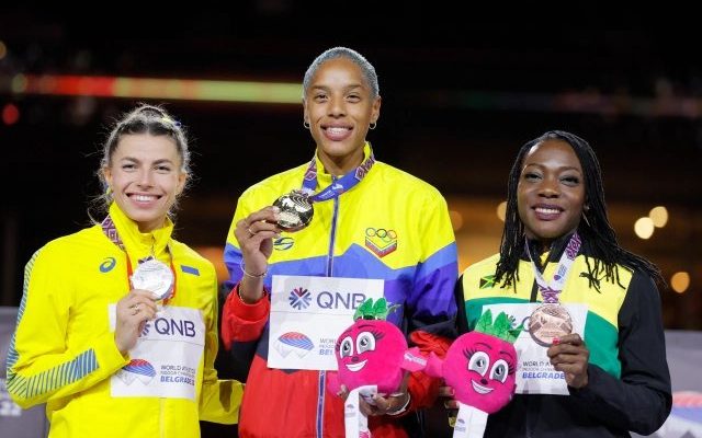 ¡Orgullo nacional! Yulimar Rojas rompió su propio récord en el Campeonato Mundial de pista cubierta 1 yulimar rojas