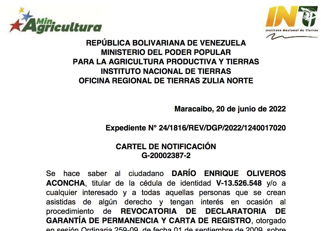 2022 06 25 INTI La Banqueñita