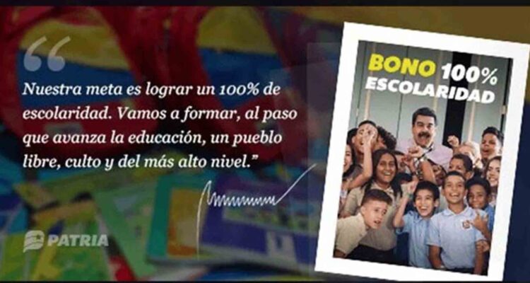 Inició entrega del bono 100% Escolaridad 1 Escolaridad