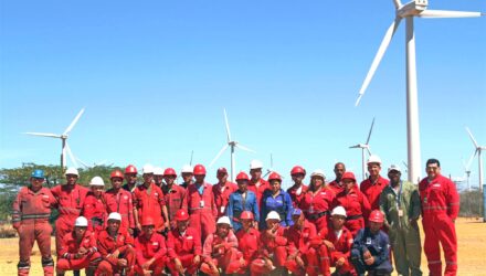 Equipo de trabajo Parque Eolico Paraguana