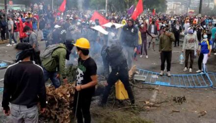 protestas en Ecuador