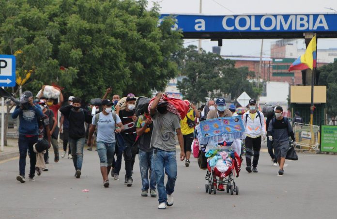 venezolanos migracion colombia