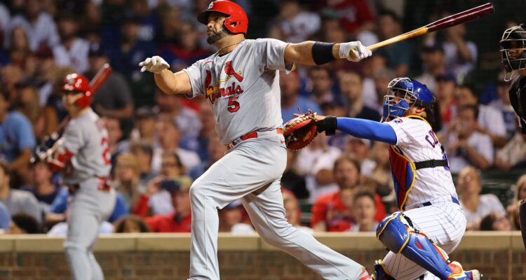Pujols conectó el jonrón 693 y se pone a siete del Club de los 700 en las Grandes Ligas 1 20220823 072325 scaled 1