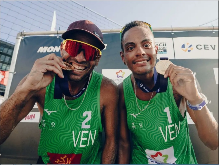 Venezuela ganó el Tour Mundial de Voleibol de Playa en Francia 2 Tour Mundial de Voleibol