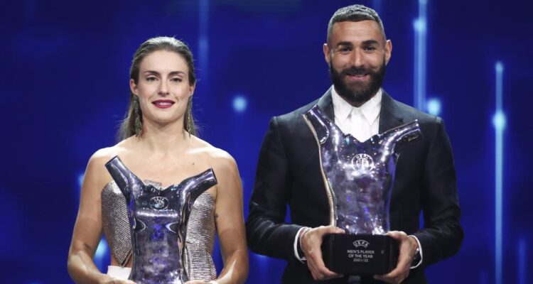 Karim Benzema y Alexia Putellas, son los mejores jugadores del año de la UEFA 1 deportes