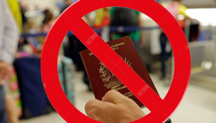Pasaporte venezolano PROHIBIDO