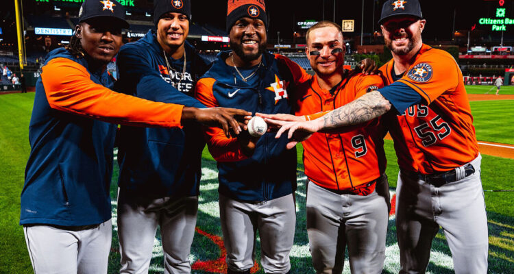 Astros de Houston blanquearon a los Phillies de Philadelphia 1 Astros