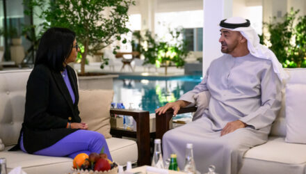 presidente de emiratos arabes unidos recibio a la vicepresidenta rodriguez 115260