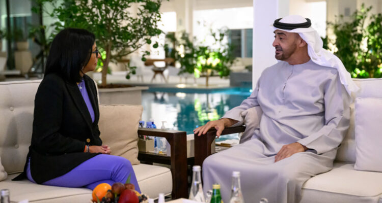 presidente de emiratos arabes unidos recibio a la vicepresidenta rodriguez 115260