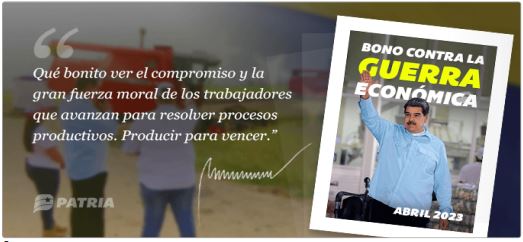Inició el pago del Bono contra la Guerra Económica 2 Bono8