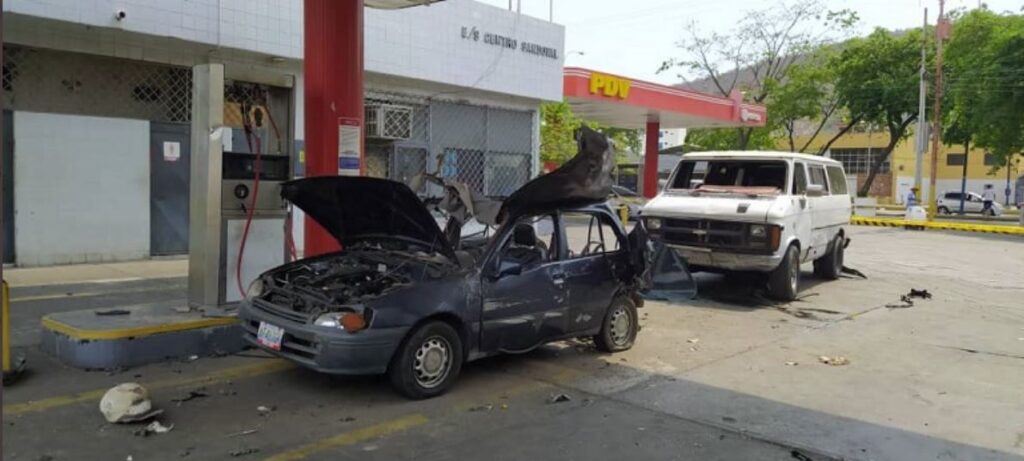 Denunciaron que explosiones de carros en Zulia se deben a la mala calidad de la gasolina 2 Carro Gasolina